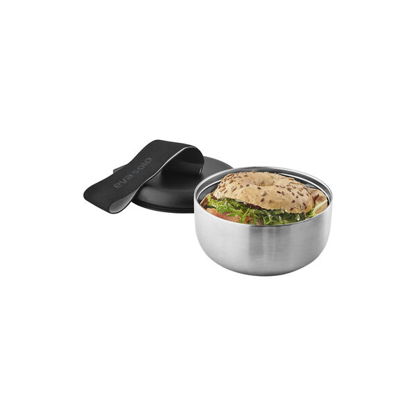To Go Lunchbox, steel/black, Eva Solo
