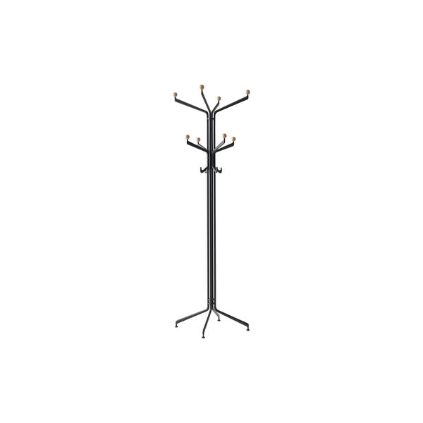 Capture SC77 Grap Coat Stand, graphite/oak, &Tradition