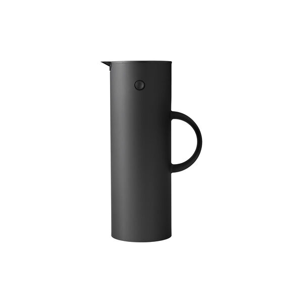 EM77 Vacuum Jug 1 L, soft black, Stelton