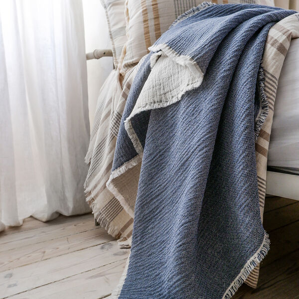 Thyme Throw, blue Thyme Throw, blue, ELVANG