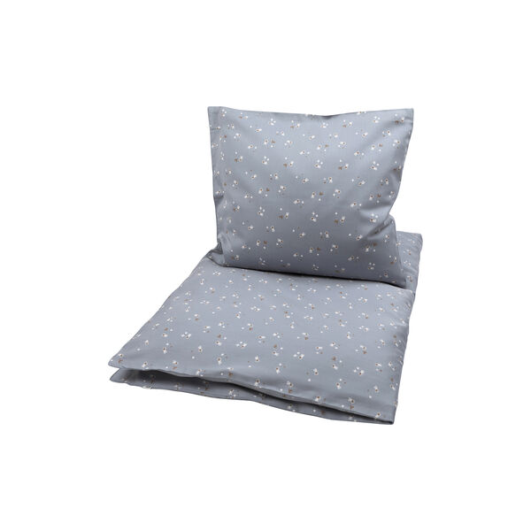 STARS Junior Bed Linen, jasmin blue/balsam cream/walnut, Müsli by Green Cotton