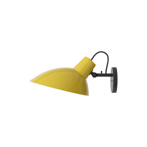 VV Cinquanta Wall Lamp, yellow/black VV Cinquanta Wall Lamp, yellow/black, Astep