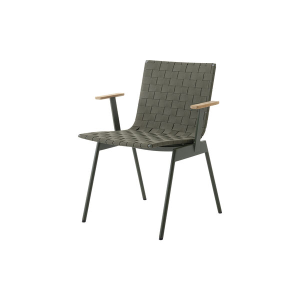 Ville AV34 Outdoor Armchair, bronze green, &Tradition