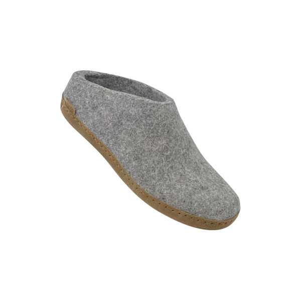 Filzpantoffel, grau, Glerups