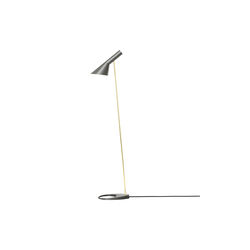 AJ Floor Lamp, brass/warm grey, Louis Poulsen