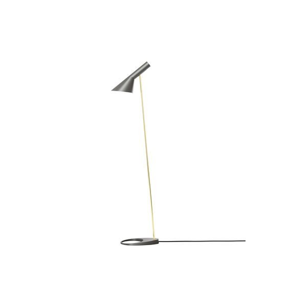 AJ Floor Lamp, brass/warm grey, Louis Poulsen