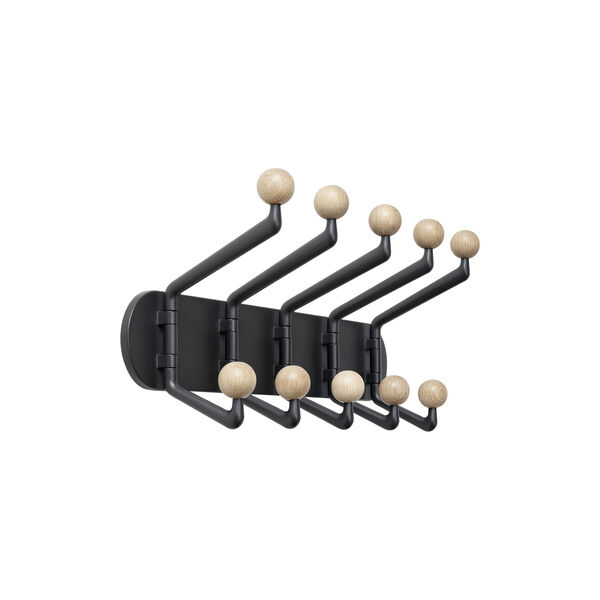 Capture SC76 10-armed Hanger, graphite/oak, &Tradition