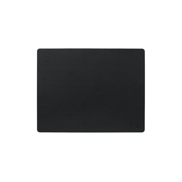 Bull table mat Square L, black, LIND DNA