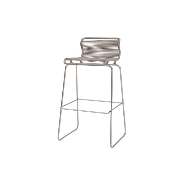 Panton One Bar Stool, carmen/steel, Montana Furniture