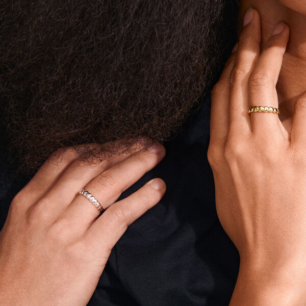 REVAN ring, gold plated, Pilgrim