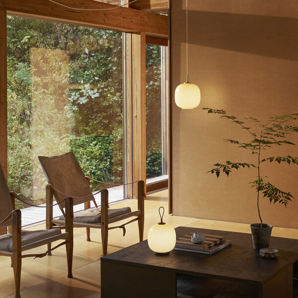 VL45 Radiohus Pendant, pale yellow, Louis Poulsen