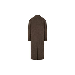 Cyllemd coat, taupe melange, Modstr&ouml;m