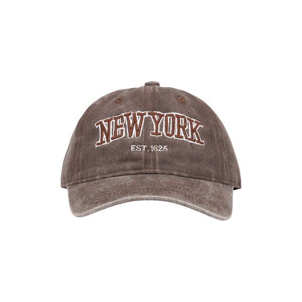 Everyday New York Cap, washed brown, SUI AVA