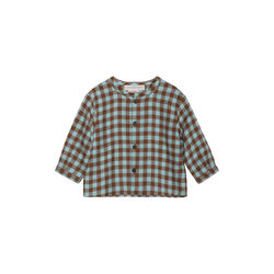 Baby Brushed Shirt, coffee checks, Serendipity
