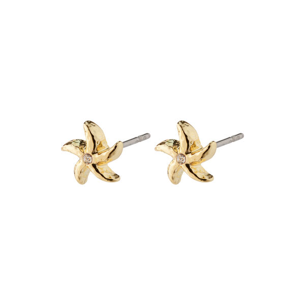 OAKLEY Starfish Earrings, gold plated, Pilgrim