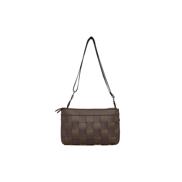 Braided Cross-Body, chocolate brown, Ilse Jacobsen Hornb&aelig;k