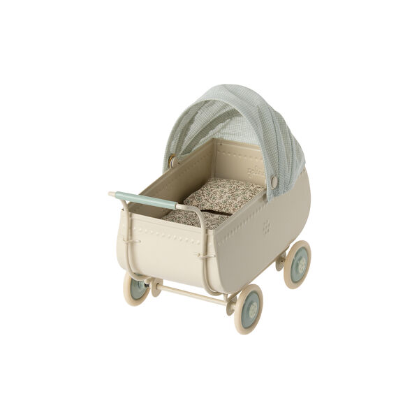Kinderwagen Mikro, blau, Maileg