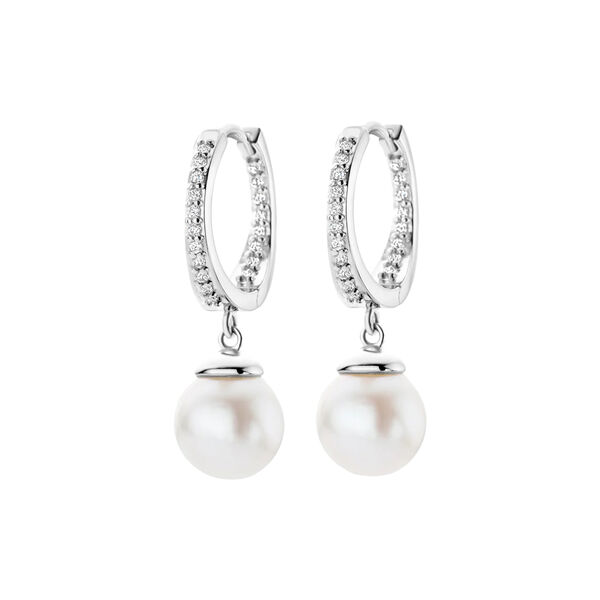 MALIBU PEARL HANGER, sterling silver, Spirit Icons