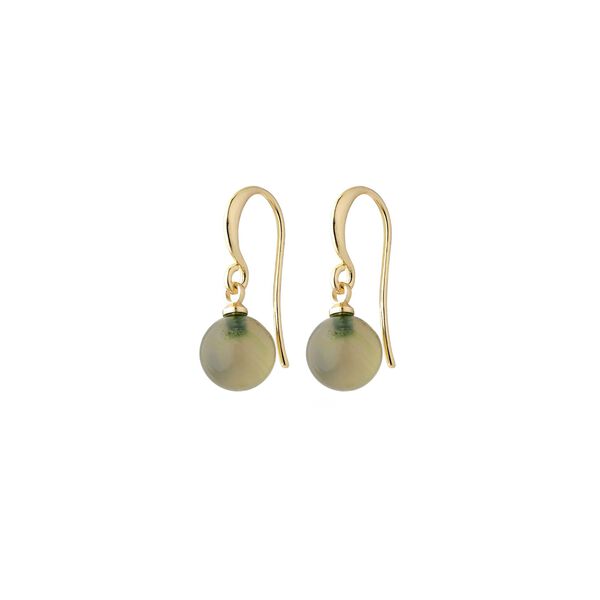 Goldie Earrings, green, Pilgrim