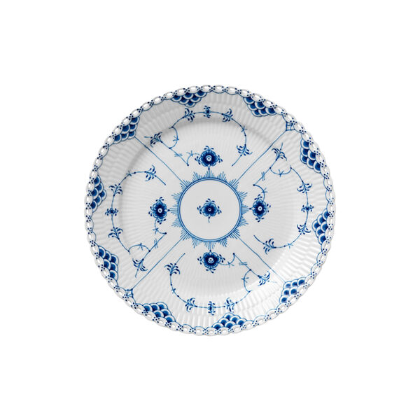 Musselmalet Vollspitze Teller Ø 25 cm, Royal Copenhagen