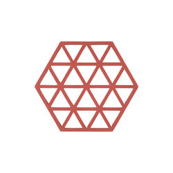 Triangles Trivet, burned red, Zone Denmark