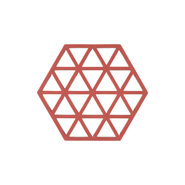 Triangles Trivet, burned red, Zone Denmark