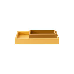 ARRANGE - Set of 2 Trays, acacia/amber, Montana Furniture
