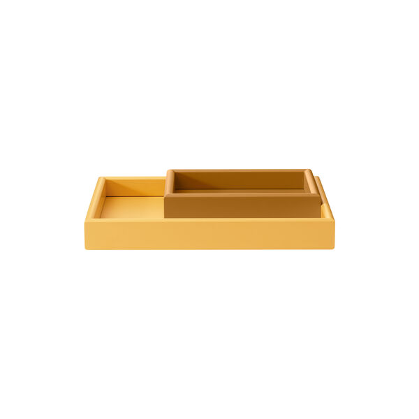 ARRANGE - Set of 2 Trays, acacia/amber, Montana Furniture