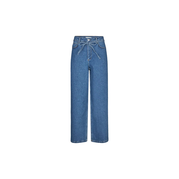 IsoldeMD solid pants, distressed blue, Modstr&ouml;m