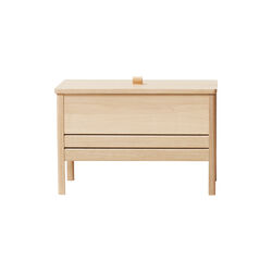 A Line Storage Bench, white oak, Form & Refine