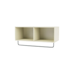 COAT Shelf with Clothes Rack, 150 vanilla, Montana Furniture