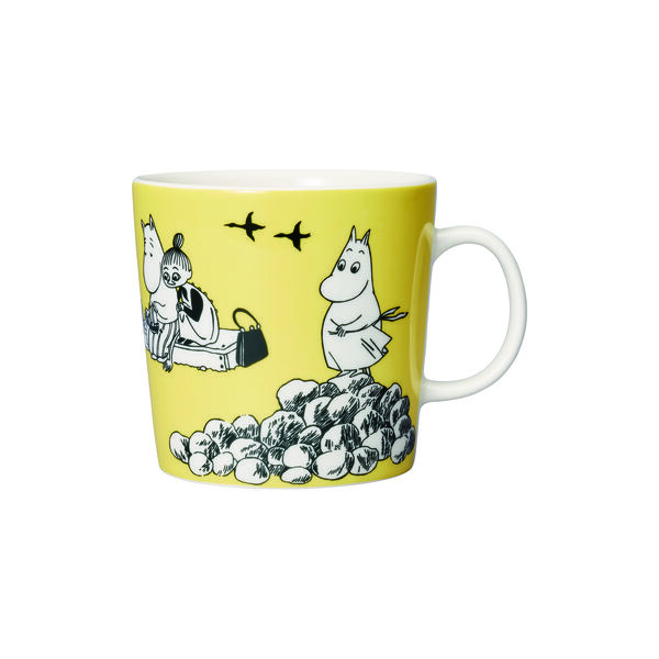 Mumi Mug, yellow, Moomin Arabia