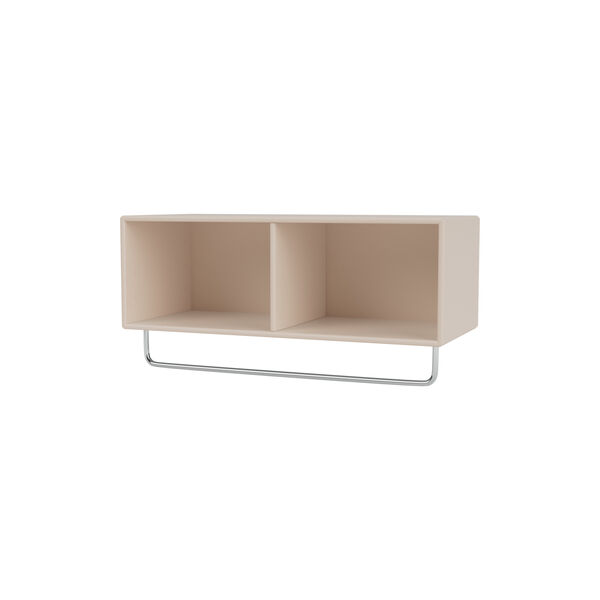 COAT Shelf with Clothes Rack, 168 clay, Montana Furniture
