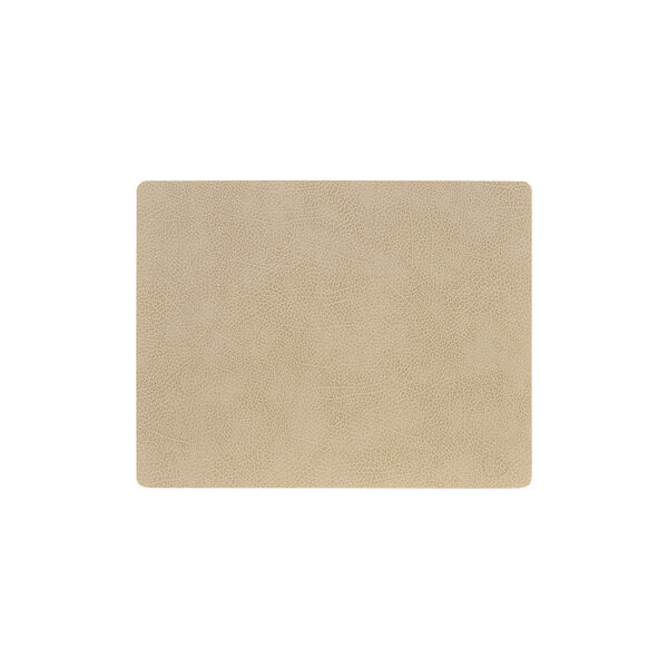 Hippo table mat Square L, sand, LIND DNA