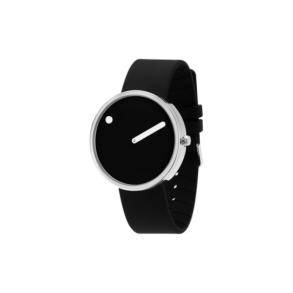 PICTO Wrist Watch, white/steel/black PICTO Wrist Watch, white/steel/black, Picto