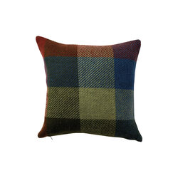 Gotland multi wool cushion, multi green, Klippan Yllefabrik