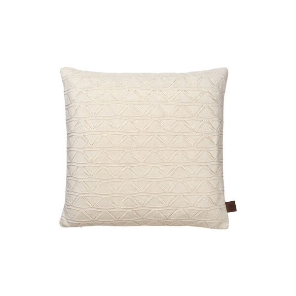 Knitted Cushion Mauntain, beige melange, By LOHN