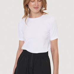 Osaka Bio-Baumwoll-T-Shirt, white, BITTE KAI RAND