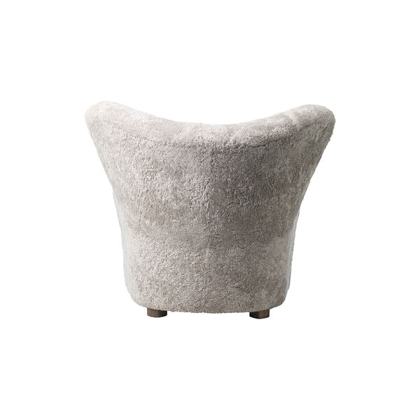 The Tired Man Lounge Chair & Ottoman, dark stained oak/green tea, Audo Copenhagen