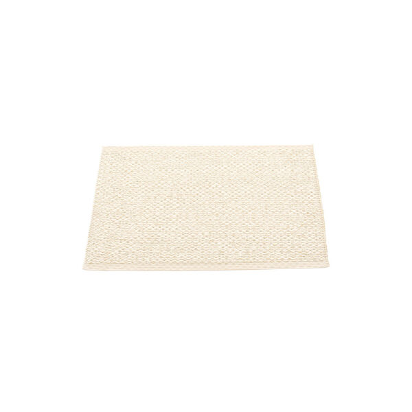 Svea Plastic Rug, white metallic/white, Pappelina