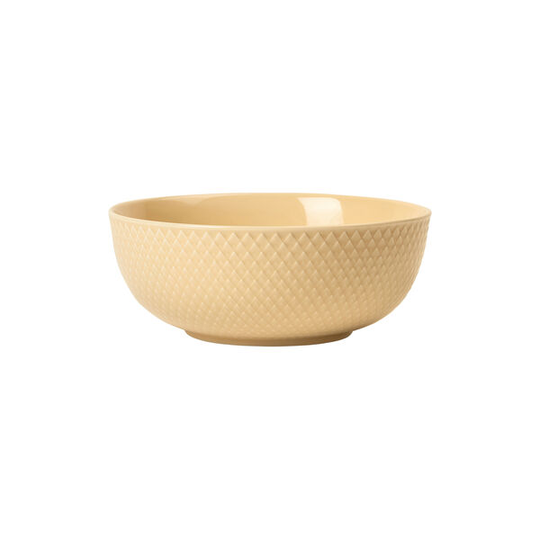 Rhombe Color Bowl, sand, Lyngby Porcel&aelig;n