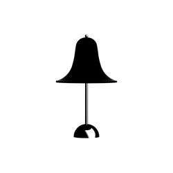 Pantop Portable Table Lamp, pitch brown, Verpan