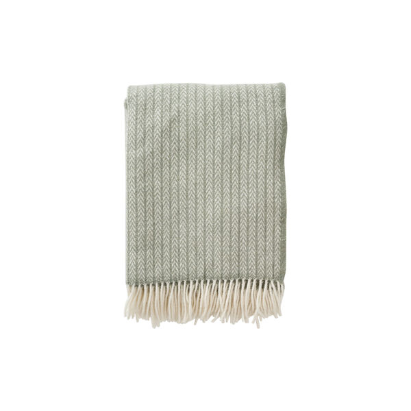 Otis RWS blanket, dusty green, Klippan Yllefabrik