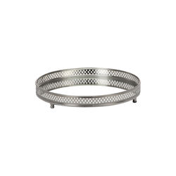 Bethel Decoration Tray, silver/clear, Lene Bjerre