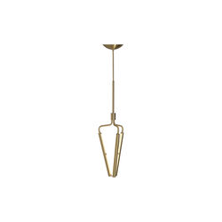 Archangel 3 415 Chandelier, brass, Rubn