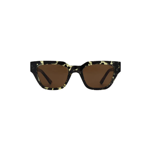 Kaws Sunglasses, black/yellow tortoise, A. KJ&AElig;RBEDE