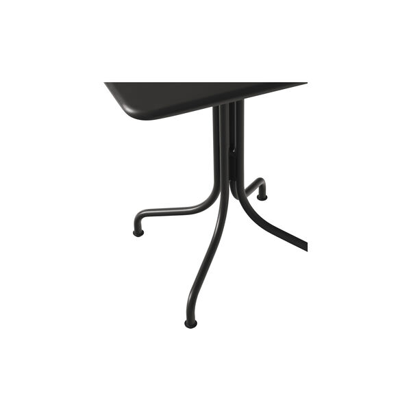 Thorvald SC97 Outdoor Café Table Square, warm black, &Tradition