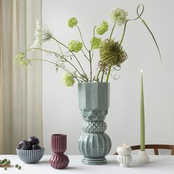 Samsurium Towerbell Vase, Pfau, Dottir Nordic Design
