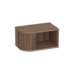 BPS129 Nachttisch, geölte Walnuss, Bernh. Pedersen & Søn