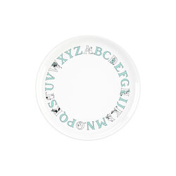 Moomin ABC Teller Ø 20 cm, moomin turqouise, RIG-TIG